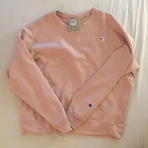 Pink champion crew neck